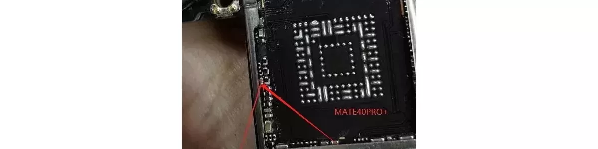 华为mate40PRO+ RST短接点 短接图 手撕模式测试点